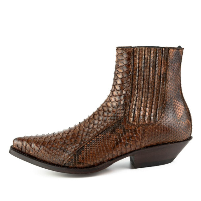 Mayura Boots Cowboy laarzen 2575- size 2575-PYTHON COGNAC- Size 41 large
