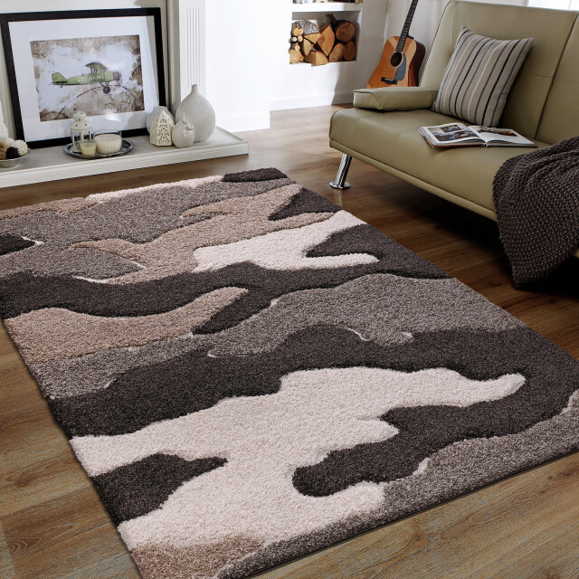 Muratap Luxus shaggy plus hoogpolig vloerkleed abstract design rechthoekig - 3046078 large