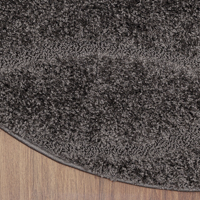 Muratap Luxus shaggy plus hoogpolig vloerkleed skandi design uni effen rond 3046064 large