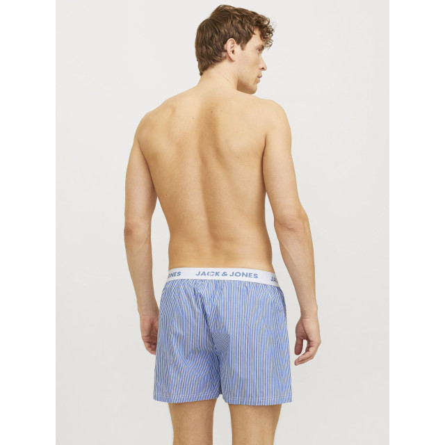 Jack & Jones Heren wijde boxershorts geweven jactokyo 3-pack blauw/zwart 12273616 large