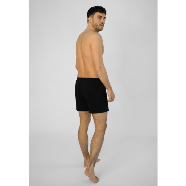 Phil & Co Wijde boxershorts jersey stretch effen blauw/zwart 6-pack PH-J6 -1+2 large