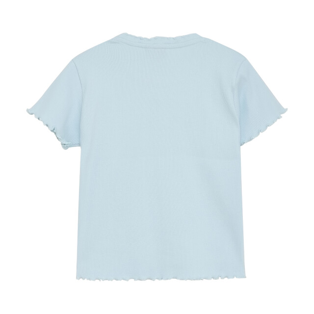 Indian Blue Zomer t-shirt s/s meisjes - cropped 970122-7016-Blue Glow large