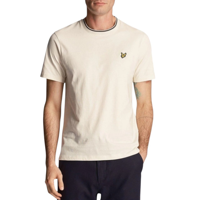 Lyle and Scott Logo t-shirt Lyle & Scott Beige Logo T-shirt large