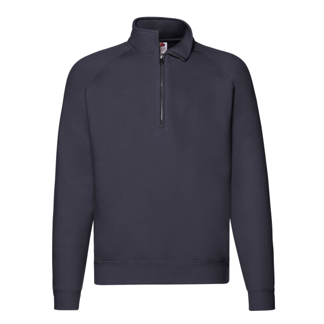 Fruit of the Loom Unisex premium sweatshirt met kwart ritssluiting voor volwassenen UTLT2194_deepnavy large