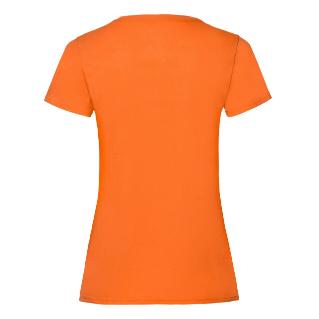 Fruit of the Loom Dames valueweight t-shirt UTLT2232_orange large