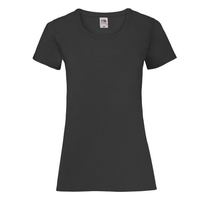 Fruit of the Loom Dames valueweight t-shirt UTLT2232_black large