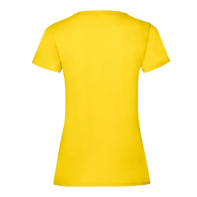Fruit of the Loom Dames valueweight t-shirt UTLT2232_yellow large