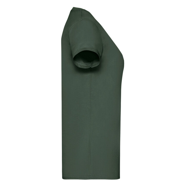 Fruit of the Loom Dames valueweight t-shirt UTLT2232_bottlegreen large