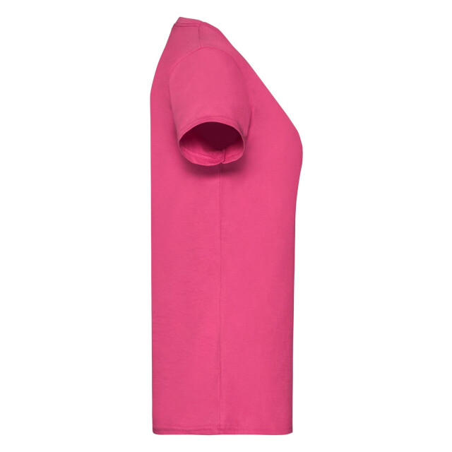 Fruit of the Loom Dames valueweight t-shirt UTLT2232_fuchsia large