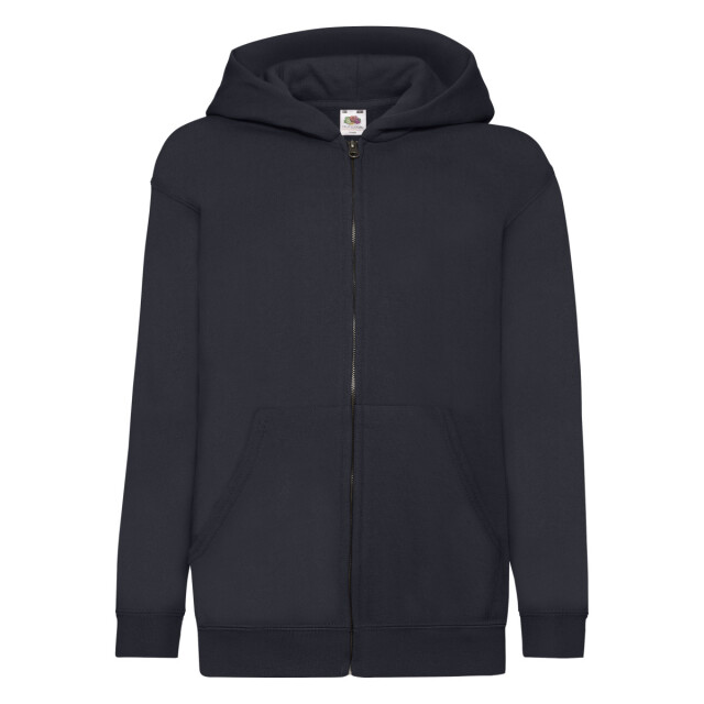 Fruit of the Loom Kinder/kids klassiek jasje met capuchon UTLT2198_deepnavy large