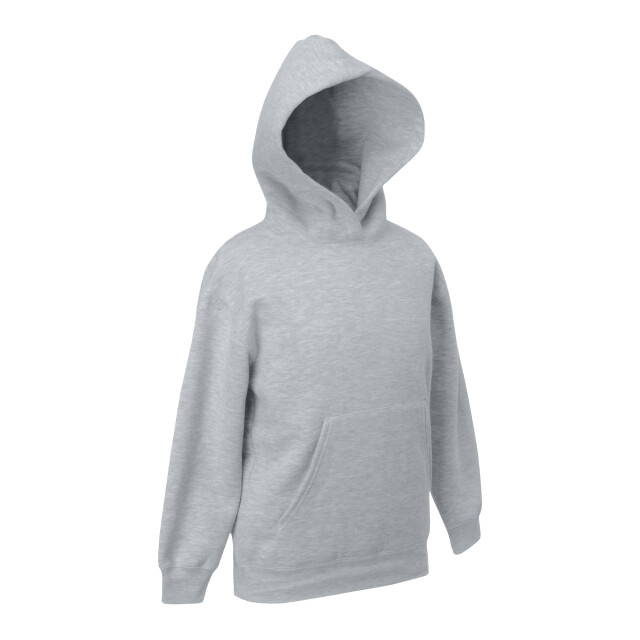 Fruit of the Loom Kinder/kids premium effen hoodie UTLT2080_heathergrey large
