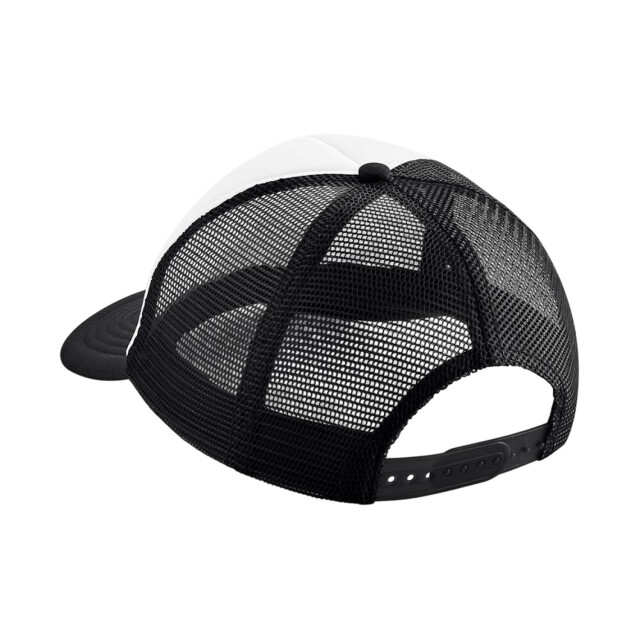 Beechfield Kinderen/kinderen vintage snapback trucker cap UTLT2217_blackwhite large