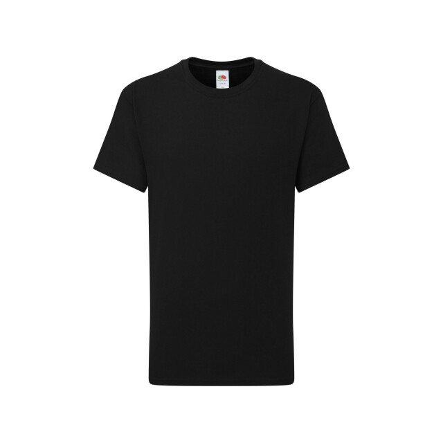 Fruit of the Loom Kinderen/kinderen iconic 195 t-shirt UTLT2119_black large