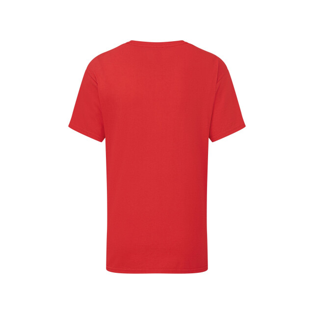 Fruit of the Loom Kinderen/kinderen iconic 195 t-shirt UTLT2119_red large