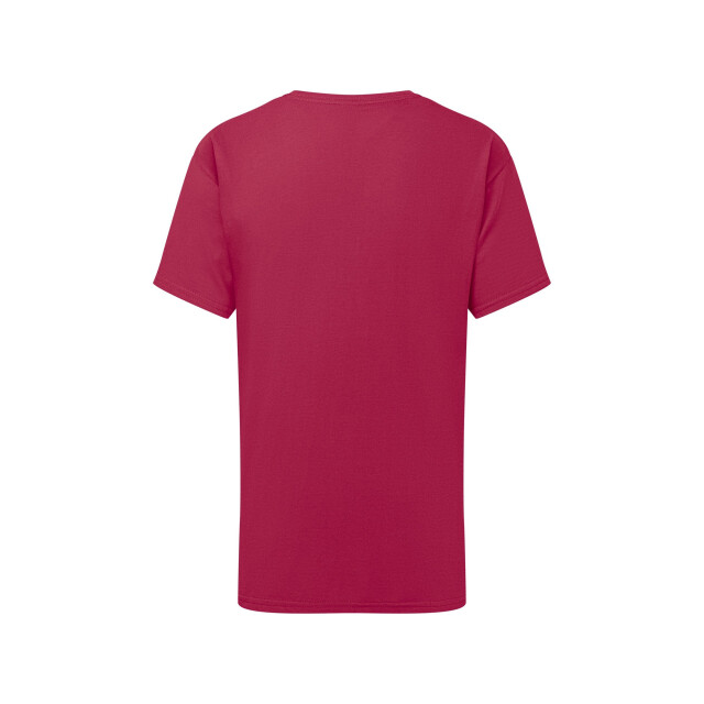 Fruit of the Loom Kinderen/kinderen iconic 195 t-shirt UTLT2119_cranberry large