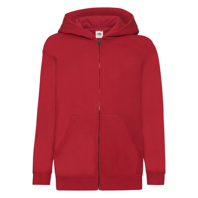 Fruit of the Loom Kinder/kids klassiek jasje met capuchon UTLT2198_red large