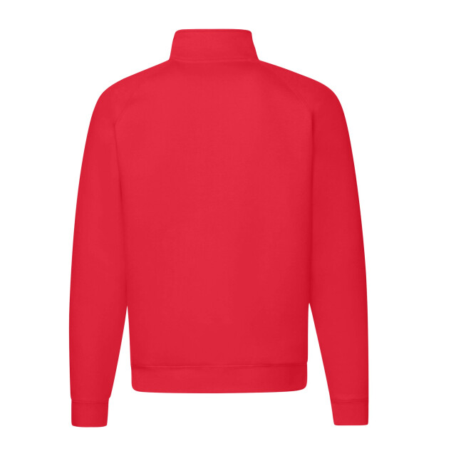 Fruit of the Loom Unisex premium sweatshirt met kwart ritssluiting voor volwassenen UTLT2194_red large