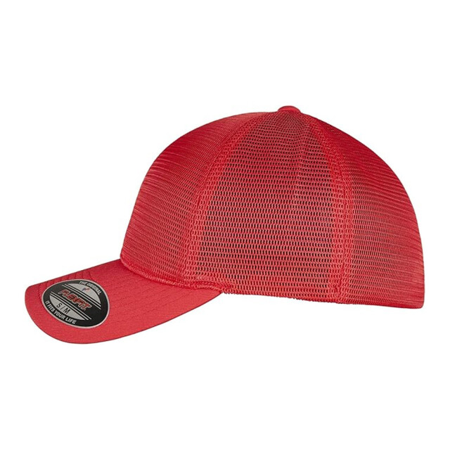 Flexfit 360 omnimesh baseball cap UTLT2089_red large