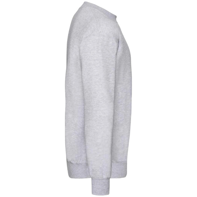 Fruit of the Loom Uniseks klassiek effen sweatshirt voor volwassenen UTLT2043_heathergrey large