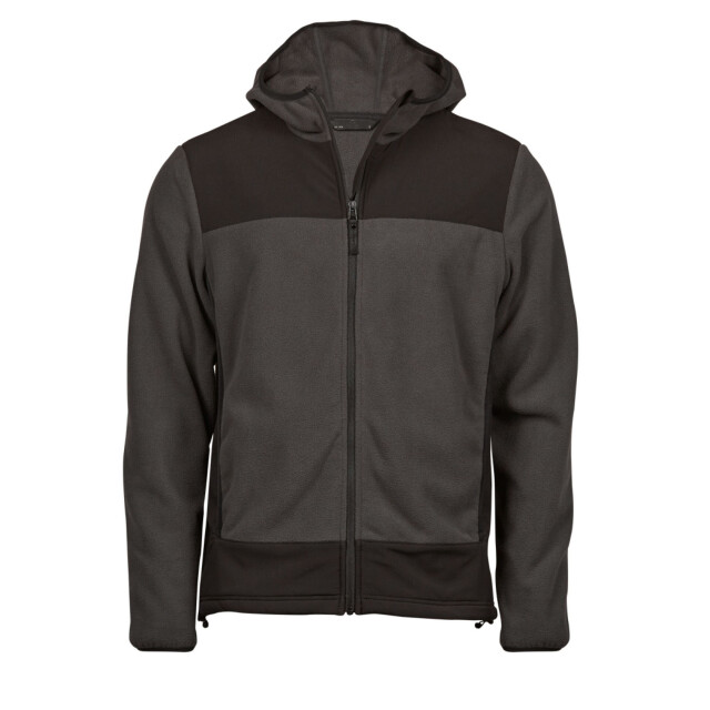 Tee Jays Fleece met capuchon voor volwassenen UTLT2093_asphalt large