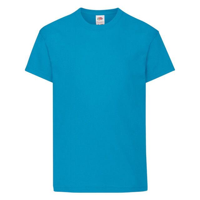 Fruit of the Loom Origineel t-shirt voor kinderen UTLT2039_azureblue large