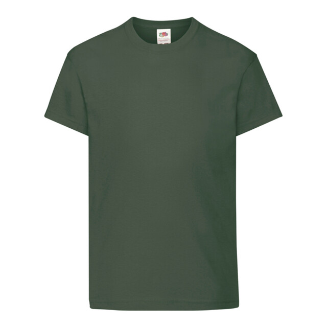 Fruit of the Loom Origineel t-shirt voor kinderen UTLT2039_bottlegreen large