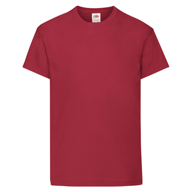 Fruit of the Loom Origineel t-shirt voor kinderen UTLT2039_brickred large