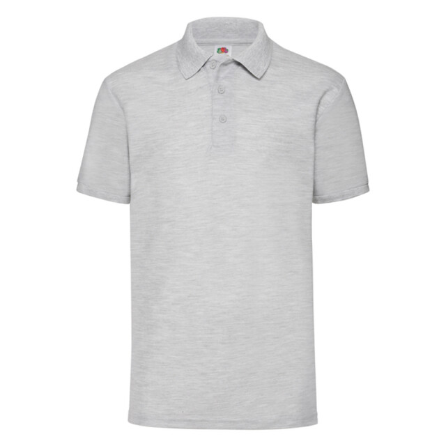 Fruit of the Loom Heren 65/35 piqué poloshirt UTLT2001_heathergrey large