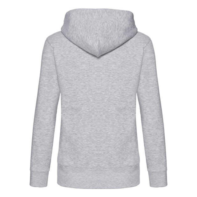 Fruit of the Loom Dames premium sweat hoodie UTLT2024_heathergrey large