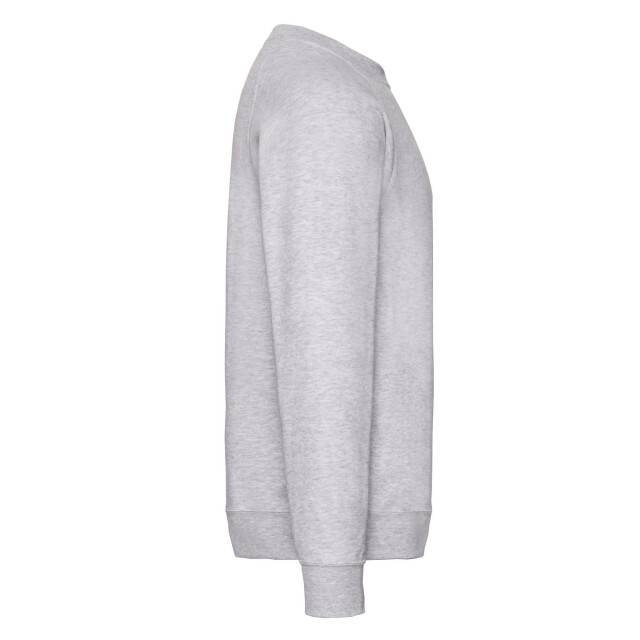 Fruit of the Loom Uniseks klassiek effen raglan sweatshirt voor volwassenen UTLT1996_heathergrey large