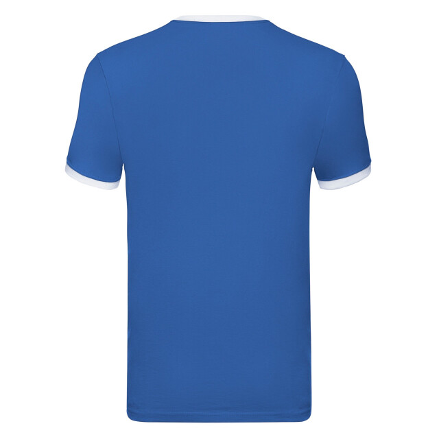 Fruit of the Loom Heren ringer 160 t-shirt UTLT1992_royalbluewhite large