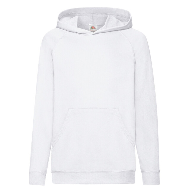 Fruit of the Loom Lichtgewicht hoodie kinderen/kinderen UTLT1959_white large