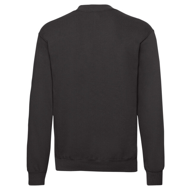 Fruit of the Loom Uniseks klassiek ingelegd sweatshirt voor volwassenen UTLT1965_black large