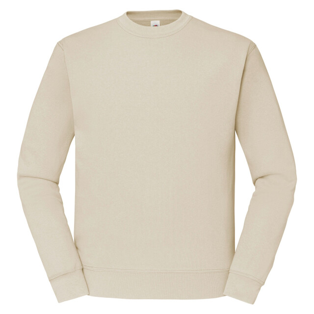 Fruit of the Loom Uniseks klassiek ingelegd sweatshirt voor volwassenen UTLT1965_natural large