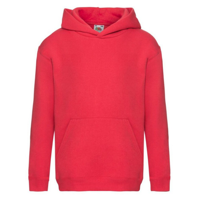 Fruit of the Loom Kinder/kids premium hoodie UTLT1977_red large