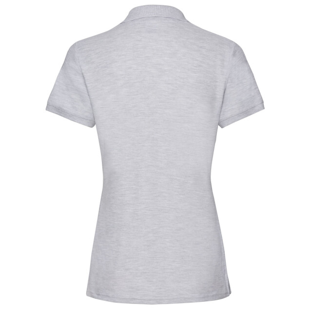 Fruit of the Loom Dames premium heather poloshirt UTLT1943_grey large