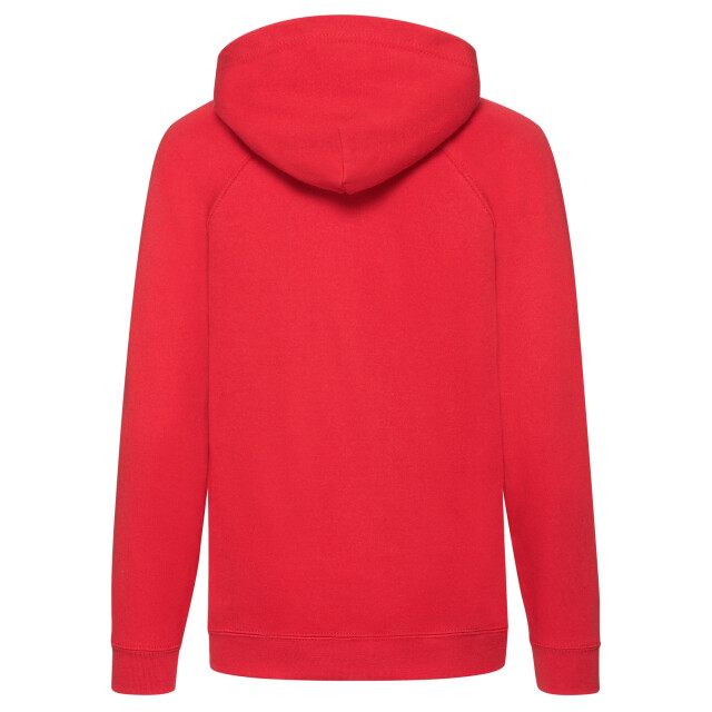 Fruit of the Loom Lichtgewicht hoodie kinderen/kinderen UTLT1959_red large