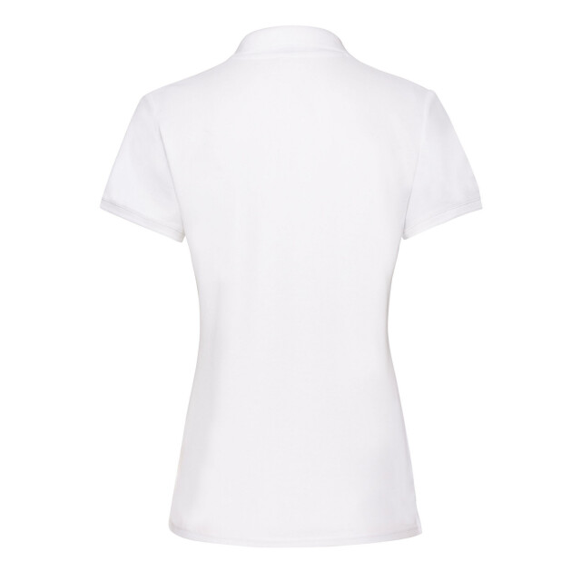 Fruit of the Loom Dames premium 170 poloshirt UTLT1941_white large
