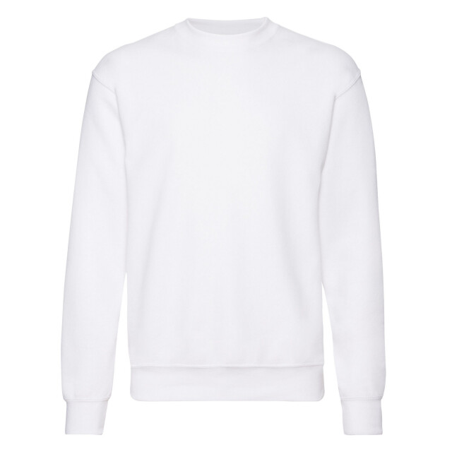 Fruit of the Loom Uniseks klassiek ingelegd sweatshirt voor volwassenen UTLT1965_white large