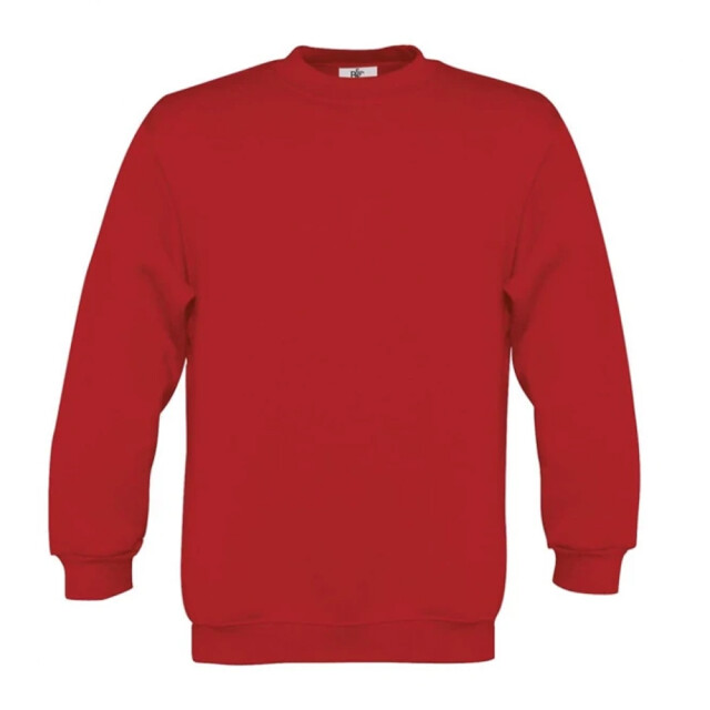 B and C Sweatshirt voor kinderen/kinders set-in UTLT1932_red large
