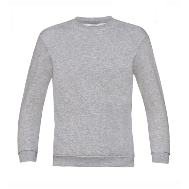 B and C Sweatshirt voor kinderen/kinders set-in UTLT1932_heathergrey large
