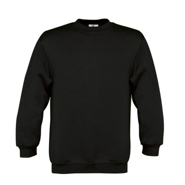 B and C Sweatshirt voor kinderen/kinders set-in UTLT1932_black large