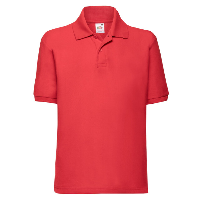 Fruit of the Loom Kinder/kinder 65/35 poloshirt UTLT1880_red large