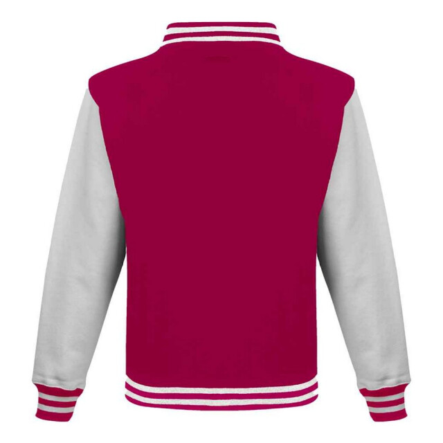 Awdis Varsity-jasje in polykatoen voor volwassenen UTLT1881_hotpinkwhite large