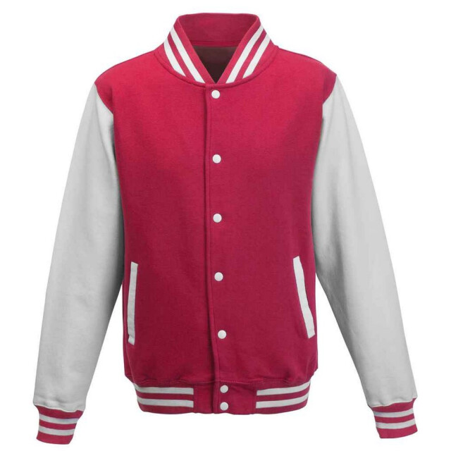 Awdis Varsity-jasje in polykatoen voor volwassenen UTLT1881_hotpinkwhite large