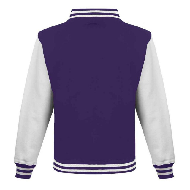 Awdis Varsity-jasje in polykatoen voor volwassenen UTLT1881_purplewhite large