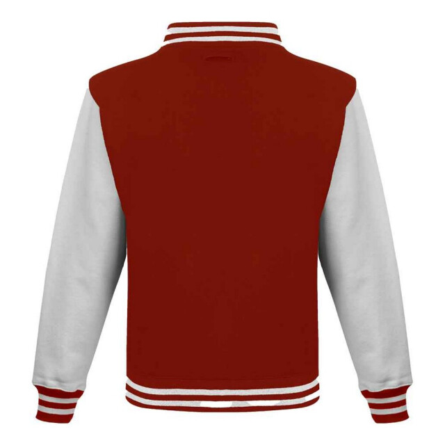 Awdis Varsity-jasje in polykatoen voor volwassenen UTLT1881_fireredwhite large