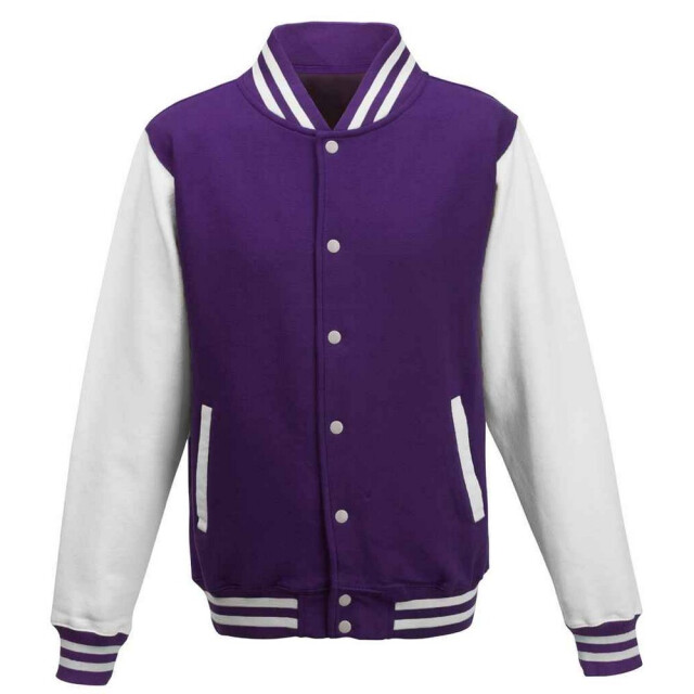 Awdis Varsity-jasje in polykatoen voor volwassenen UTLT1881_purplewhite large