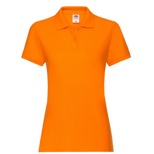 Fruit of the Loom Dames premium poloshirt UTLT1877_orange large