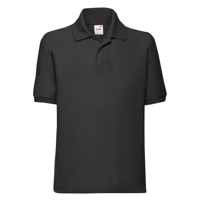 Fruit of the Loom Kinder/kinder 65/35 poloshirt UTLT1880_black large
